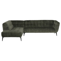 Azalea Corner Group Chaise Left Corner Sofa, Green Fabric - Barker & Stonehouse - thumbnail 3