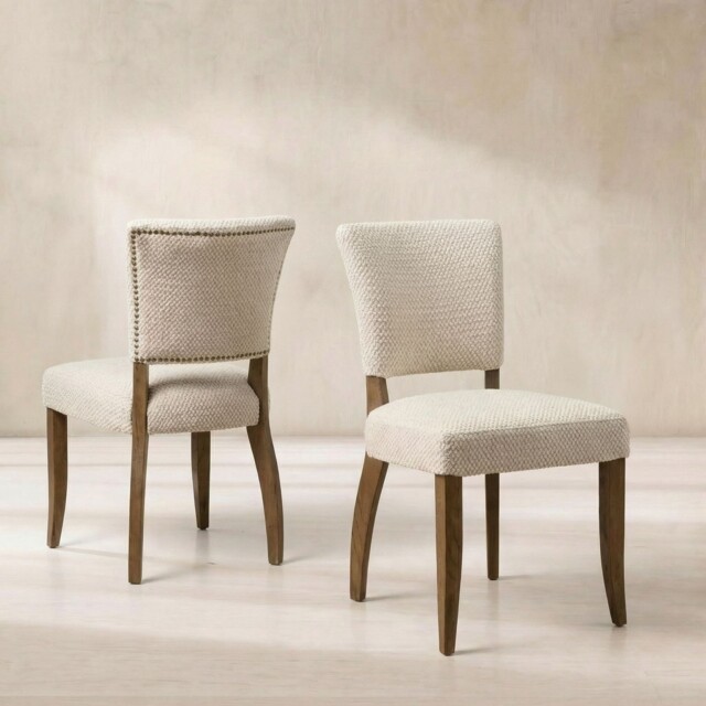 Otto Dining Chair, Neutral Fabric - Barker & Stonehouse - image 1
