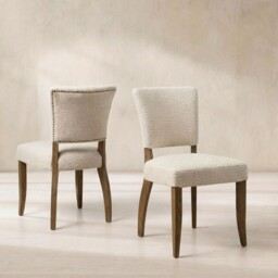 Otto Dining Chair, Neutral Fabric - Barker & Stonehouse - thumbnail 1