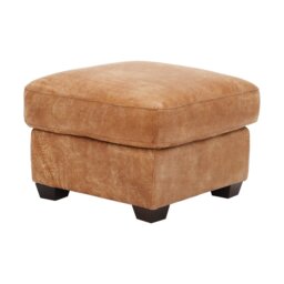 Houston Footstool, Brown Leather - Barker & Stonehouse - thumbnail 5