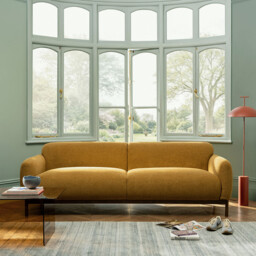 Connie 3 Seater Sofa, Yellow Fabric - Barker & Stonehouse - thumbnail 2