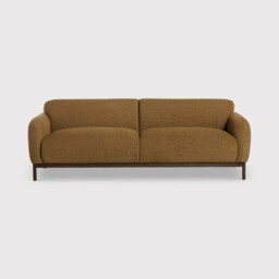 Connie 3 Seater Sofa, Yellow Fabric - Barker & Stonehouse
