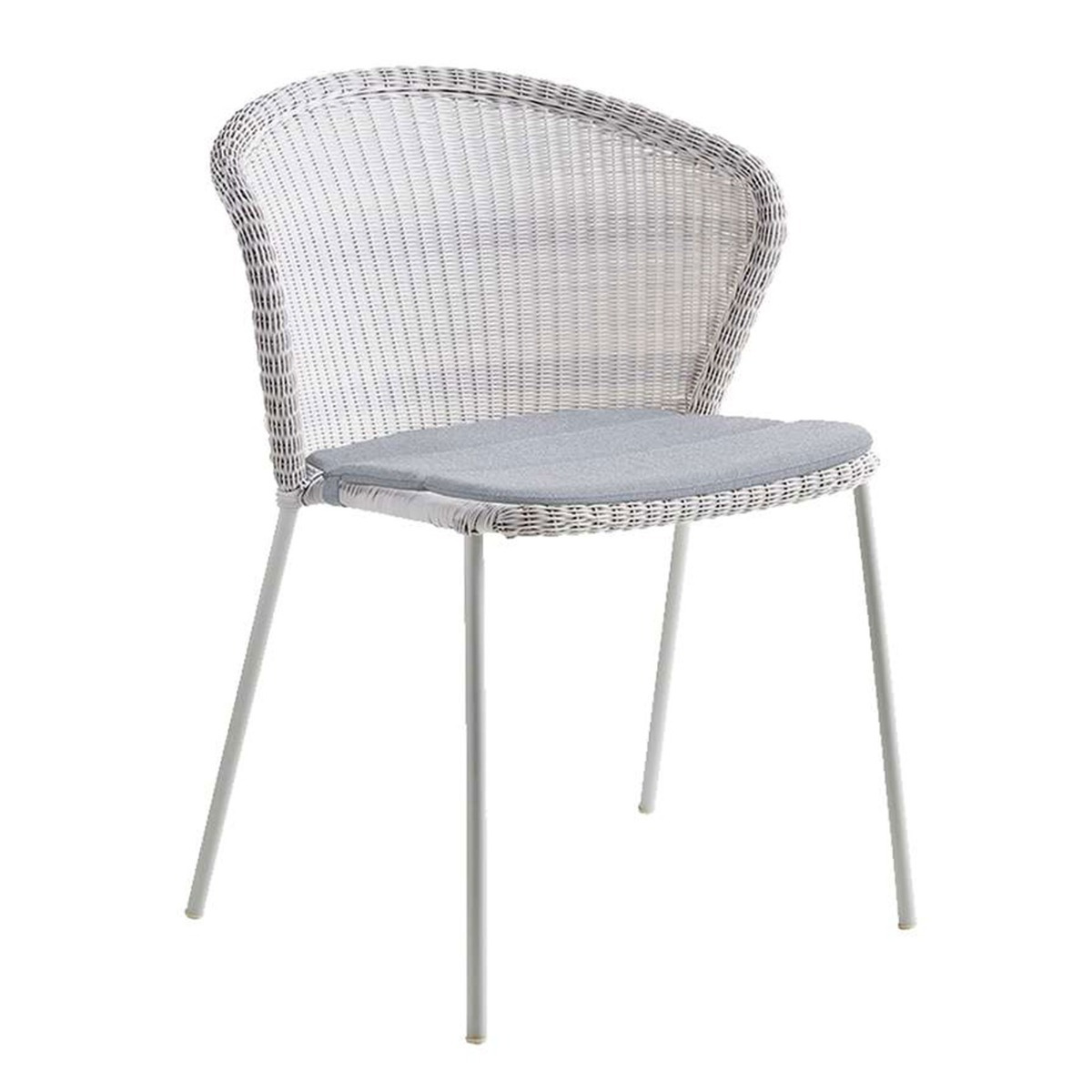 Lean Chair With Cushion, Grey - Barker & Stonehouse