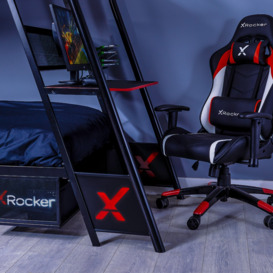 X Rocker Armada Gaming Bunk Bed With Desk - thumbnail 3