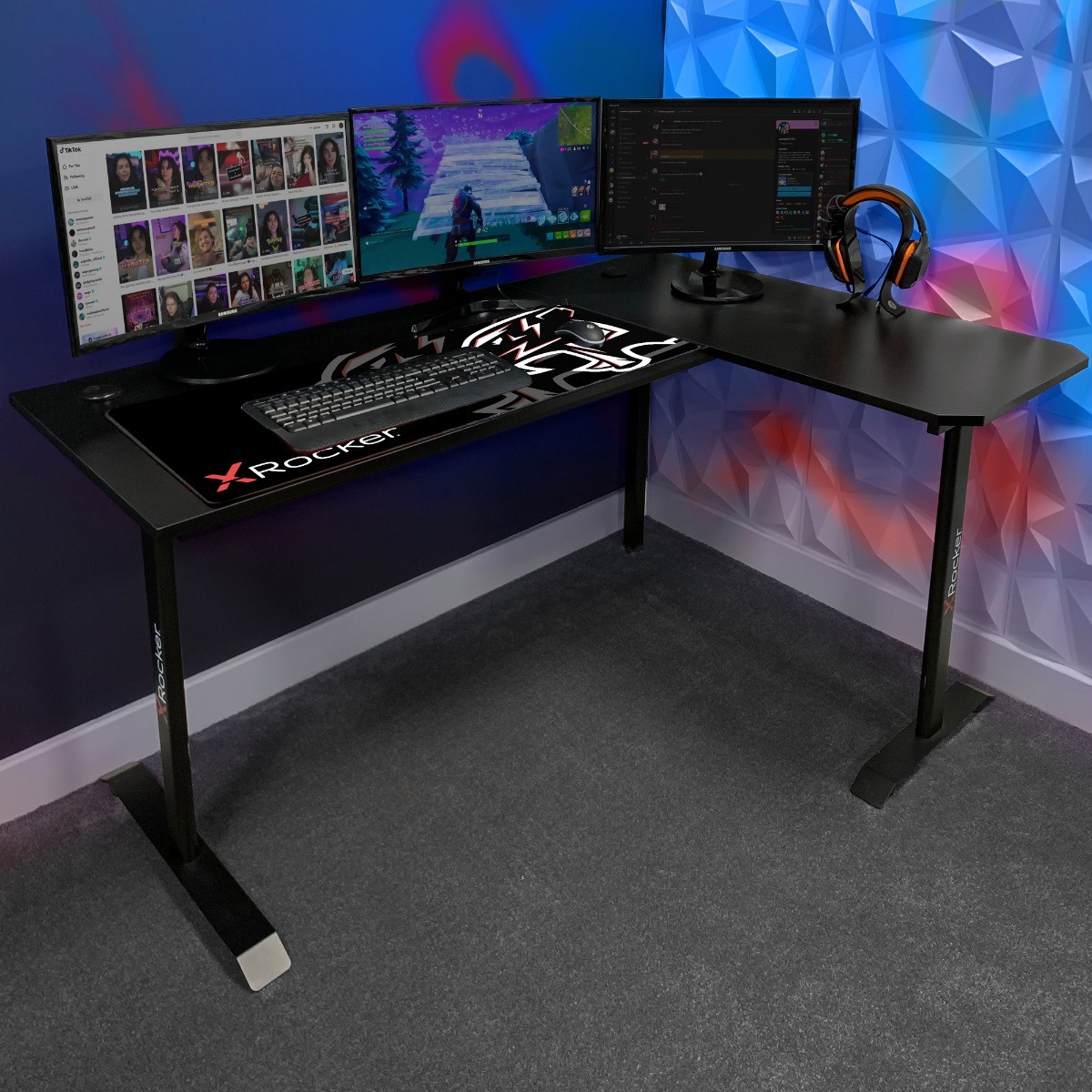 X Rocker Panther XL Corner Gaming Desk - image 1