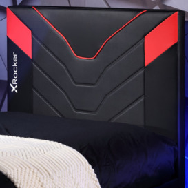 X Rocker Cerberus Twist TV Gaming Bed Single Black and Red - thumbnail 2
