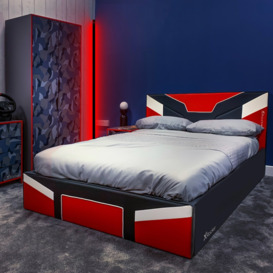 X Rocker Cerberus MKII Bed In A Box Small Double Red - thumbnail 2