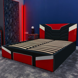 X Rocker Cerberus MKII Bed In A Box Small Double Red - thumbnail 3