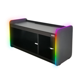 X Rocker Electra TV Media Cabinet - LED Lighting - Black - thumbnail 1