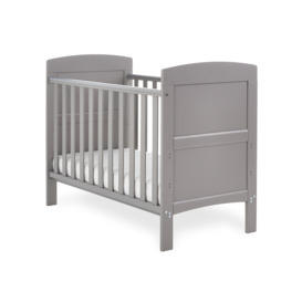 Obaby Grace Mini Cot Bed Taupe Grey