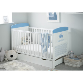 Obaby Grace Inspire Cot Bed & Under Drawer- Little Prince - thumbnail 1