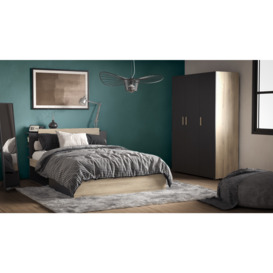 Flair Lalo Double Bed Black