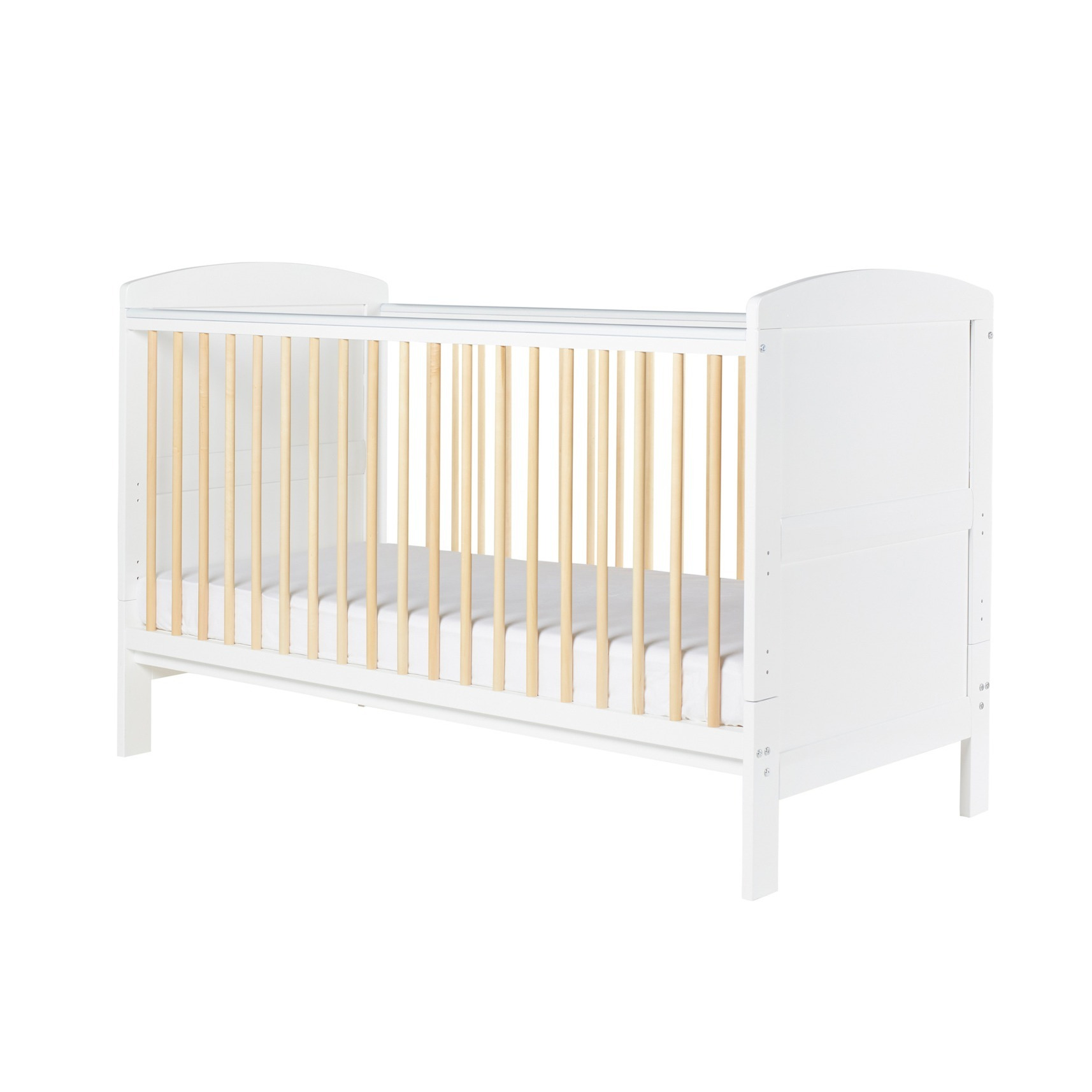 Ickle Bubba Coleby Classic Cot Bed Scandi White - image 1
