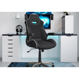 Alphason Silverstone Faux Leather Gaming Chair - thumbnail 2