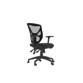 Alphason Hudson Office Chair Black - thumbnail 2
