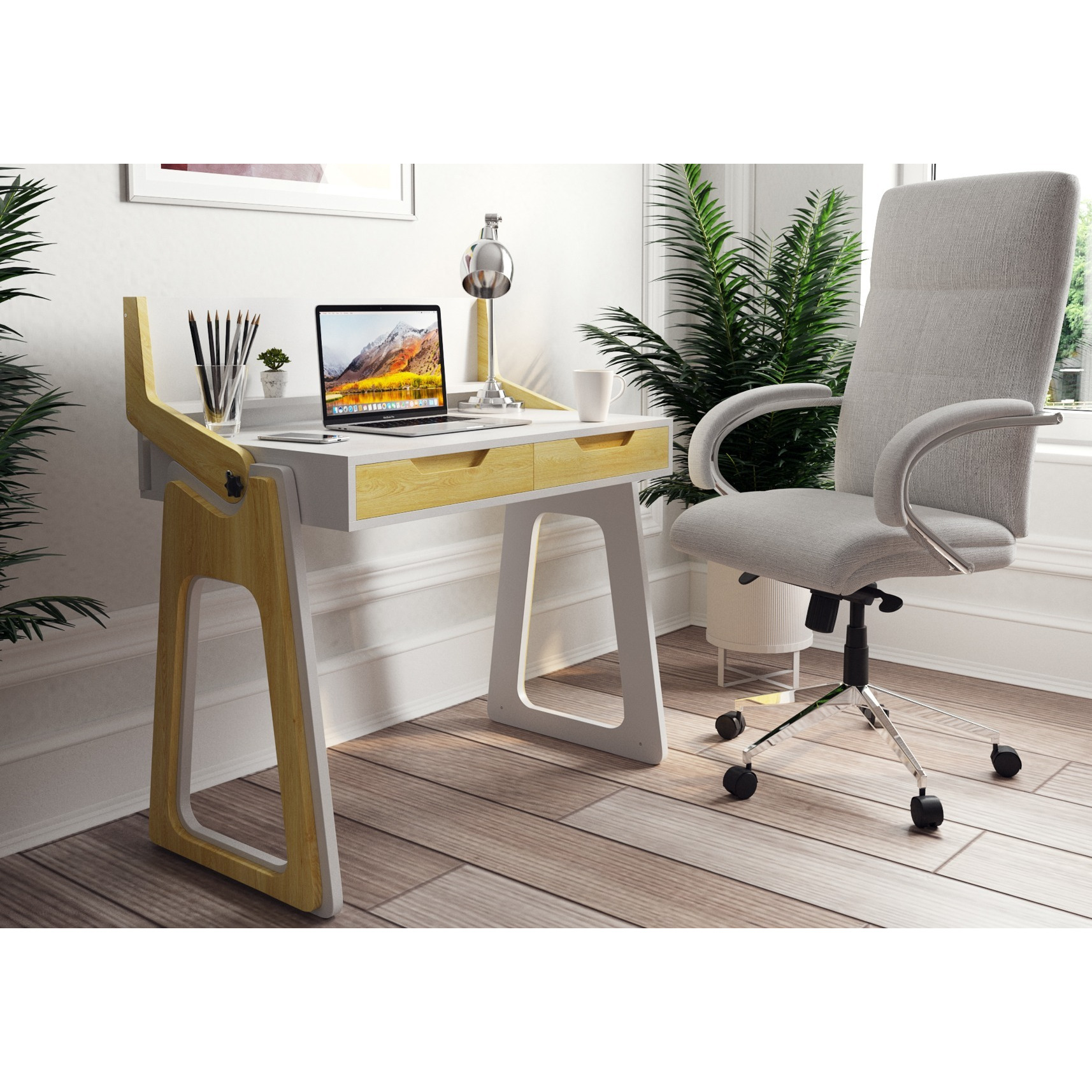 Alphason Palmer Adjustable Sit/Stand Desk - image 1