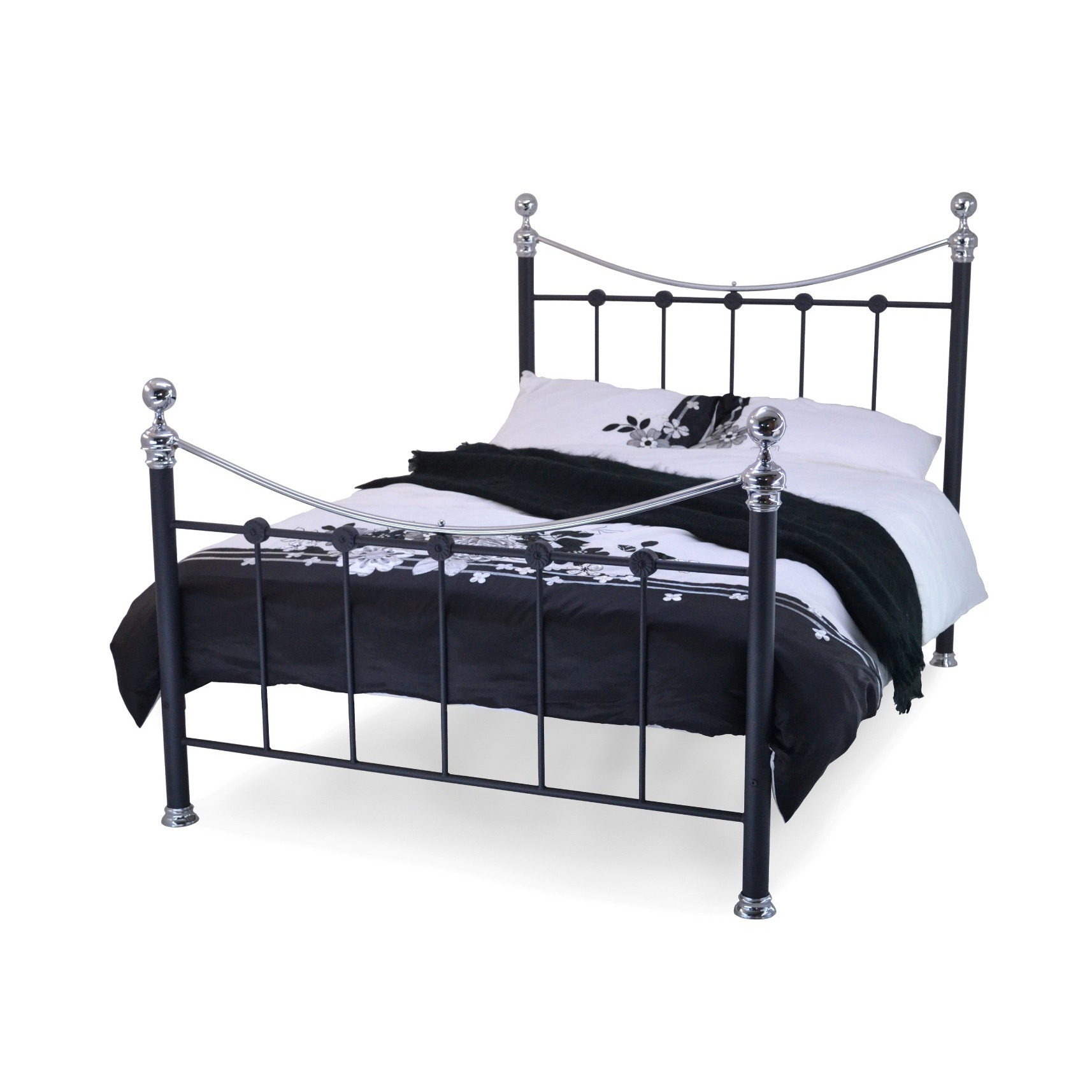 Metal Beds Ltd Cambridge Bed Frame Black Single