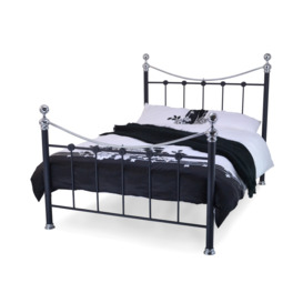 Metal Beds Ltd Cambridge Bed Frame Black Kingsize