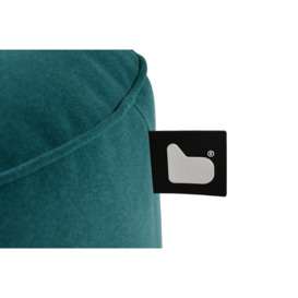 Extreme Lounging B Pouffe Brushed Suede Teal - thumbnail 2