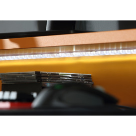 Flair Power Y LED Gaming Desk Orange - thumbnail 3