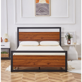 Flair Felix Wooden Metal Bed Frame Kingsize