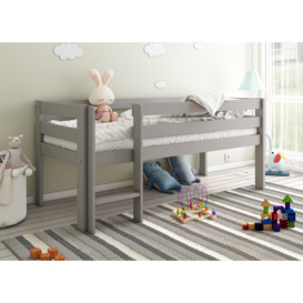 Noomi Solid Wood Shorty Midsleeper Grey (FSC-Certified) - thumbnail 1