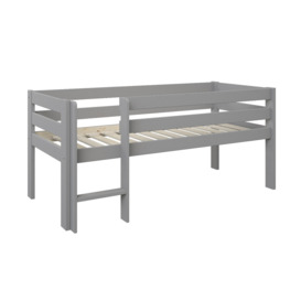 Noomi Solid Wood Shorty Midsleeper Grey (FSC-Certified) - thumbnail 3