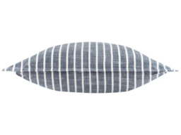 Yard Hessle Stripe Outdoor Cotton Cushion-Navy - thumbnail 4