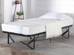 Wholesale Beds Foldable Skid Bed Frame Black Mesh - Single - thumbnail 3
