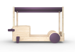 Mathy By Bols Discovery 1 Canopy Bed Cuberdon Purple