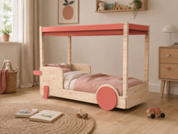 Mathy By Bols Discovery 1 Canopy Bed Cuberdon Purple - thumbnail 4