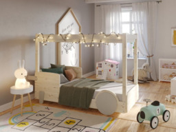 Mathy By Bols Discovery 1 Canopy Bed Cuberdon Purple - thumbnail 6