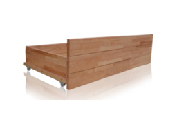 Flintshire Furniture Pentre Hardwood Bed-Oak-Kingsize - thumbnail 2
