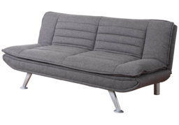 Sweet Dreams Denver Fabric Sofa Bed-Grey