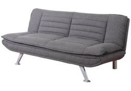 Sweet Dreams Denver Fabric Sofa Bed-Grey - thumbnail 2