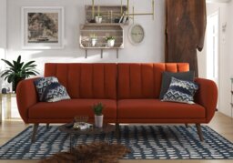 Dorel Brittany Two Seater Sofa Bed-Green - thumbnail 6