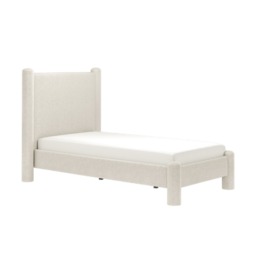 Flair Rayne Single Pillar Bed Beige Boucle - thumbnail 5