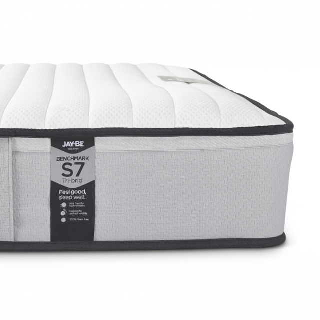 Jay-Be® Benchmark S7 Tri-brid Eco-Friendly Mattress-Single - image 1