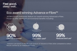 Jay-Be® Benchmark S7 Tri-brid Eco-Friendly Mattress-Single - thumbnail 7