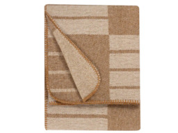 Yard Harlech Woven Reversible Geometric Throw-Biscuit - thumbnail 3