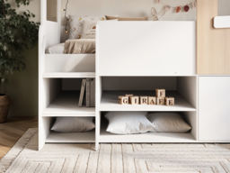 Flair Dreamland House Bed with Storage White & Oak - thumbnail 5