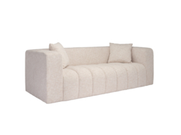 LPD Peninsula 3 Seater Sofa with Scatter Cushions Oyster Chenille - thumbnail 2