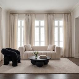 LPD Peninsula 3 Seater Sofa with Scatter Cushions Oyster Chenille