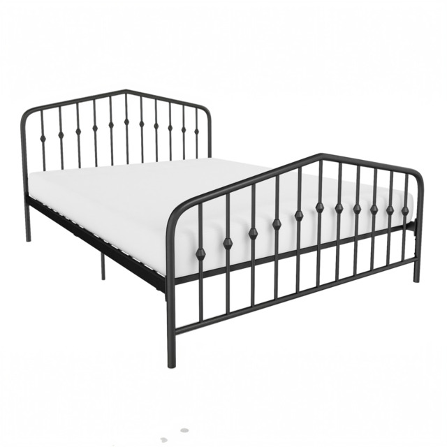 Dorel Bushwick Metal Bed Frame-Black -Double - image 1