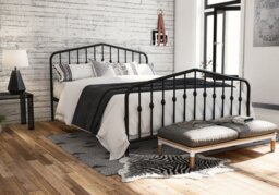 Dorel Bushwick Metal Bed Frame-Black -Double - thumbnail 3