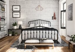 Dorel Bushwick Metal Bed Frame-Black -Double - thumbnail 4