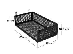 Recoil Panther Metal TV Bed with Storage and LED Headboard Black Metal Small Double - thumbnail 6