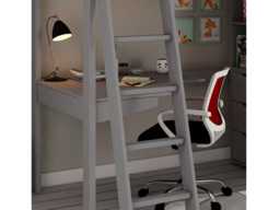 Kids Avenue Estella High Sleeper Bed with Desk and Storage Grey - thumbnail 6