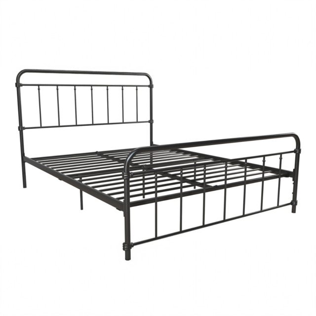 Dorel Wallace Metal Bed Frame-Black -Kingsize - image 1