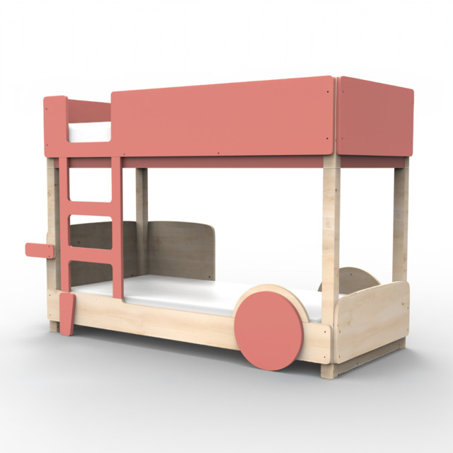 Mathy By Bols Discovery 1 Bunk Bed-Coral